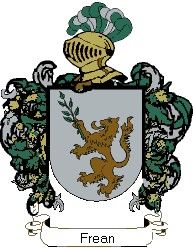 Escudo del apellido Frean