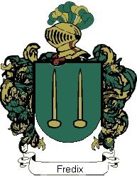 Escudo del apellido Fredix