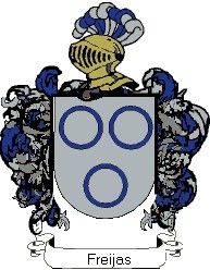 Escudo del apellido Freijas