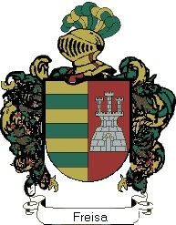 Escudo del apellido Freisa