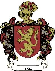 Escudo del apellido Fricio