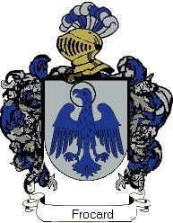 Escudo del apellido Frocard