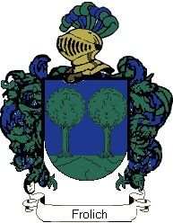 Escudo del apellido Frolich