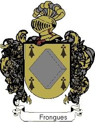 Escudo del apellido Frongues