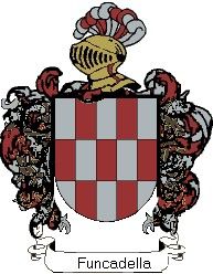 Escudo del apellido Funcadella