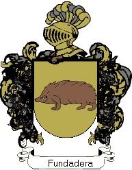 Escudo del apellido Fundadera