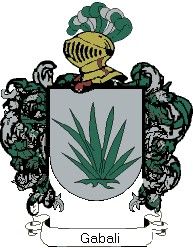 Escudo del apellido Gabali