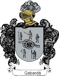 Escudo del apellido Gabardá