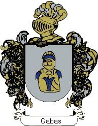 Escudo del apellido Gabas