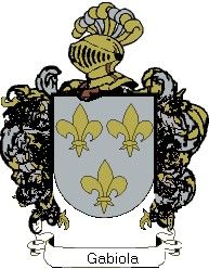 Escudo del apellido Gabiola