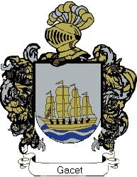 Escudo del apellido Gacet