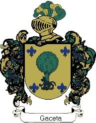 Escudo del apellido Gaceta