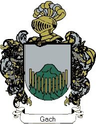 Escudo del apellido Gach