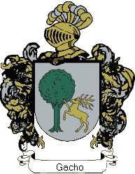 Escudo del apellido Gacho