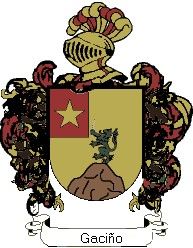 Escudo del apellido Gaciño