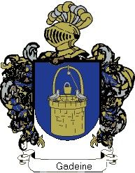 Escudo del apellido Gadeine