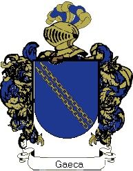 Escudo del apellido Gaeca