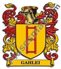 Escudo del apellido Gahlei