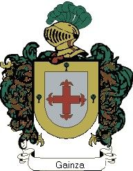 Escudo del apellido Gainza