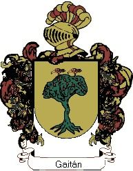 Escudo del apellido Gaitán