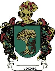 Escudo del apellido Gaitarra