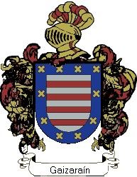 Escudo del apellido Gaizaraín