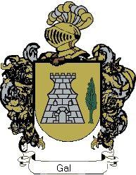 Escudo del apellido Gal