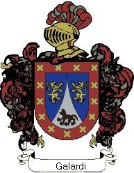 Escudo del apellido Galardi