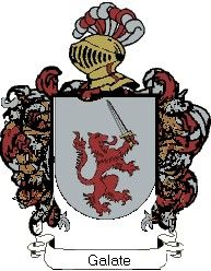 Escudo del apellido Galate