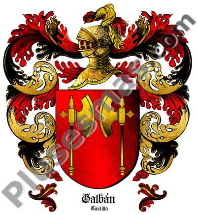 Escudo del apellido Galban