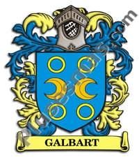 Escudo del apellido Galbart
