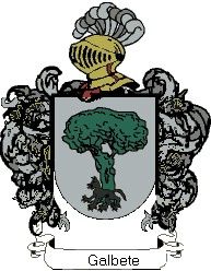 Escudo del apellido Galbete