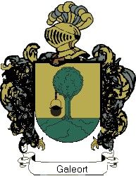 Escudo del apellido Galeort