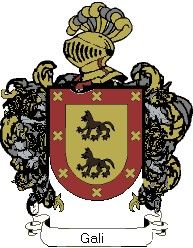 Escudo del apellido Gali