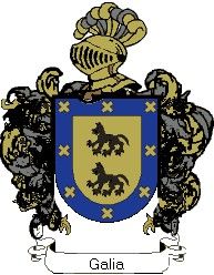 Escudo del apellido Galia