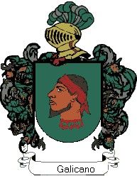 Escudo del apellido Galicano