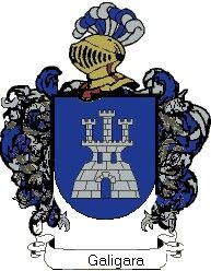 Escudo del apellido Galigara