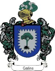 Escudo del apellido Galins