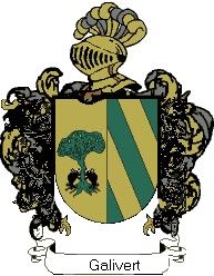 Escudo del apellido Galivert