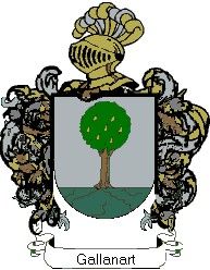 Escudo del apellido Gallanart