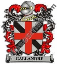 Escudo del apellido Gallandre