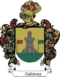 Escudo del apellido Gallanes