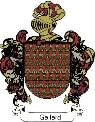 Escudo del apellido Gallard