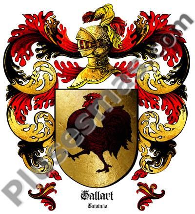Escudo del apellido Gallart