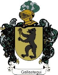 Escudo del apellido Gallastegui