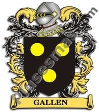 Escudo del apellido Gallen