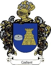 Escudo del apellido Gallent