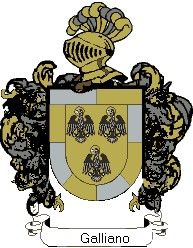 Escudo del apellido Galliano