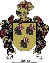 Escudo del apellido Gallier