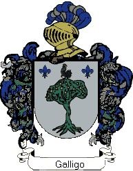 Escudo del apellido Galligo